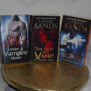 Books  (set/3)" Under A Vampire Moon","The Lady is a Vamp" & Immortal Ever After